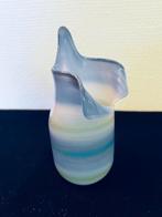 Kunst glazen vaasje Gesigneerd, Overige kleuren, Ophalen of Verzenden, Minder dan 50 cm, Glas