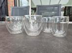 4 Cappuccino en 2 espresso glazen dubbelwandig, Ophalen