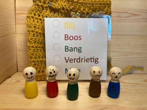 Emotie poppetjes nieuw blij boos verdrietig, Boeken, Psychologie, Nieuw, Ophalen of Verzenden