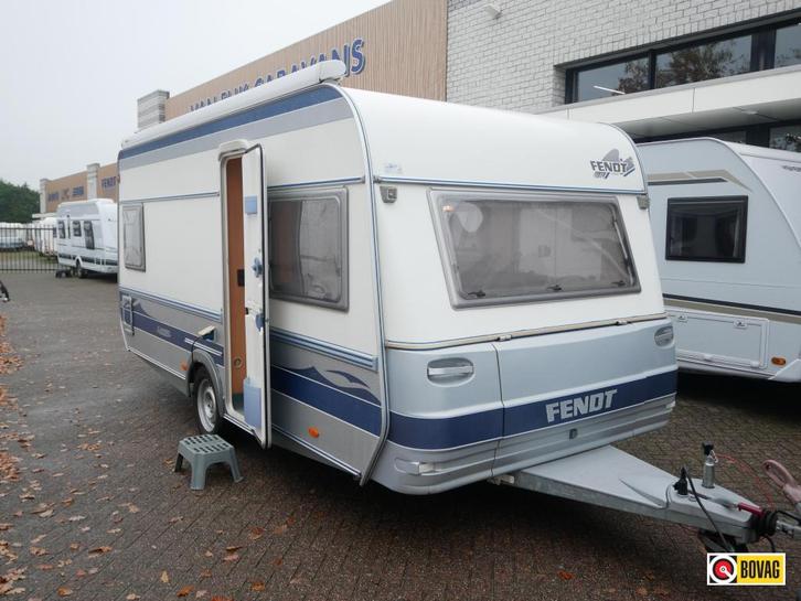 Fendt Saphir 470 TF Mover, luifel, fietsenrek, Caravans en Kamperen, Caravans, Bedrijf, tot en met 4, 1000 - 1250 kg, Rondzit