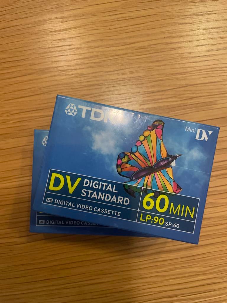 TDK Mini DV 60 Min Digitale Videocassette, Audio, Tv en Foto, Videocamera's Digitaal, Overige merken, Mini dv, Nieuw, Ophalen of Verzenden