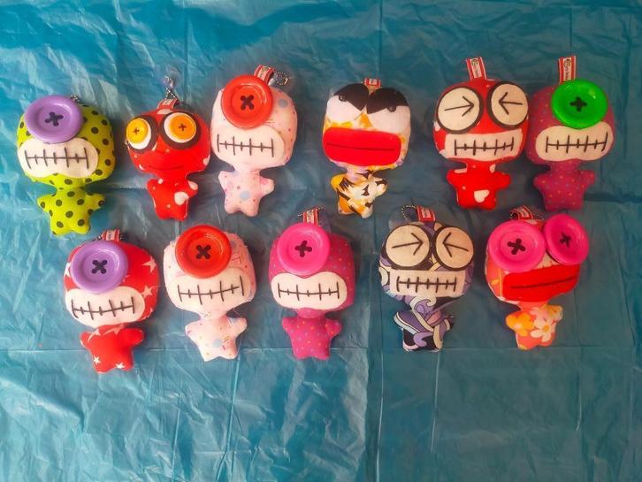 11 Crazy dolls knuffeltjes, Kinderen en Baby's, Speelgoed | Knuffels en Pluche, Zo goed als nieuw, Overige typen, Ophalen