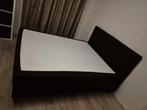 Boxspring 160x200 (Al alle onderdelen los), Huis en Inrichting, Slaapkamer | Boxsprings, Ophalen, Zwart, Tweepersoons, Zo goed als nieuw