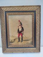 Schilderij Franse Kurassier , 30/36 cm , olie op doek, Verzenden, Landmacht, Nederland
