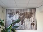 Grote IKEA Wereldkaart Driftwood Print, Ophalen