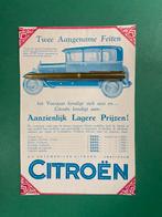 Citroën Automobiel Advertentie 1927 FRA/NL (Origineel), Ophalen of Verzenden, 1920 tot 1940, Knipsel(s)