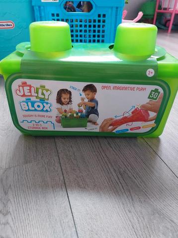 Jelly Blox storagebox zachte bouwblokken beschikbaar voor biedingen