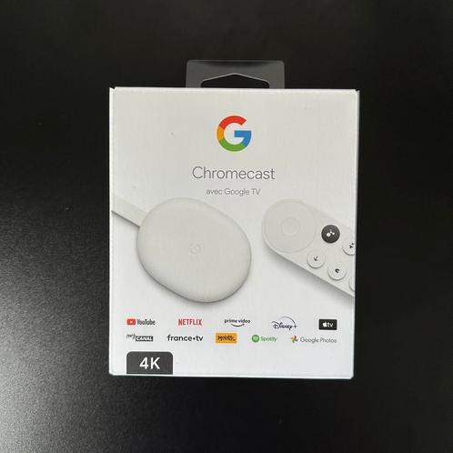 Google Chromecast 4K met Google TV, Audio, Tv en Foto, Televisie-accessoires, Zo goed als nieuw, Ophalen of Verzenden