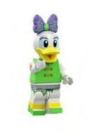 LEGO achtig Figuur Disney Katrien (Daisy) Duck, Nieuw, Complete set, Ophalen of Verzenden, Lego