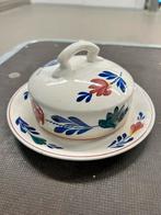 Antieke boerenbont botervloot, Antiek en Kunst, Antiek | Keramiek en Aardewerk, Ophalen of Verzenden