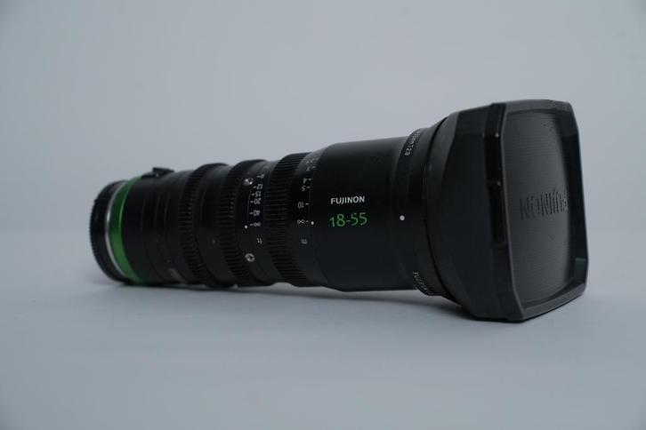 Fujinon MK 18‑55 T2.9 Cine Zoomlens – Super35 / E-mount, Audio, Tv en Foto, Fotografie | Lenzen en Objectieven, Gebruikt, Standaardlens