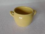 Vintage Arabia boterpot in licht geel uit de jaren 50, Arabi, Keramiek, Overige typen, Ophalen of Verzenden, Zo goed als nieuw