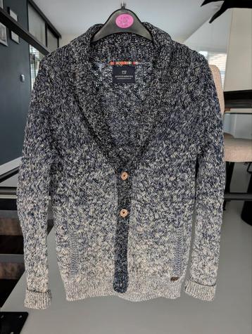 Stoer vest van Scotch Shrunk in maat 140 in blauw met wit beschikbaar voor biedingen