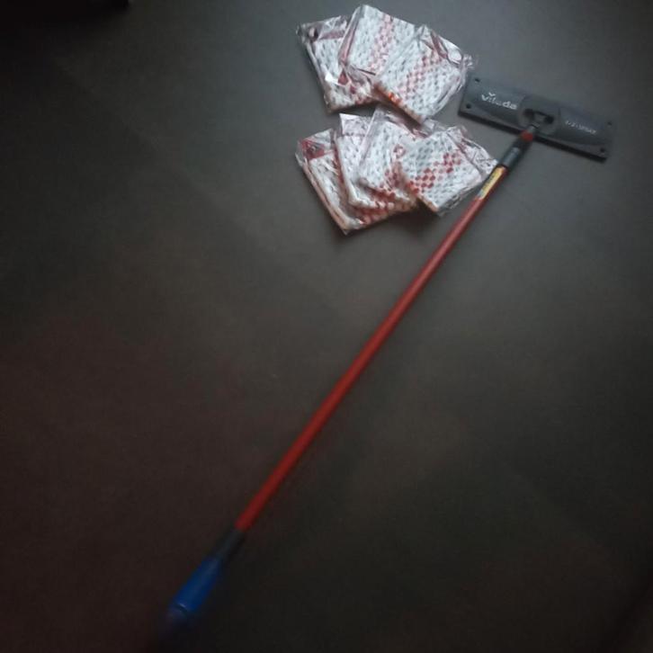 Vileda 1-2-spray incl 8 nieuwe dweilen, Huis en Inrichting, Schoonmaakartikelen, Mop of Dweil, Ophalen