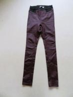 R60 B.YOUNG coated legging broek donker rood maat 36, Kleding | Dames, Broeken en Pantalons, B.Young, Lang, Ophalen of Verzenden