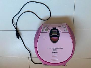 Lenco radio en cd speler roze beschikbaar voor biedingen