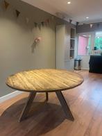 Robuuste houten eettafel van Be Pure home, Huis en Inrichting, Tafels | Eettafels, Ophalen of Verzenden, Zo goed als nieuw, Rond