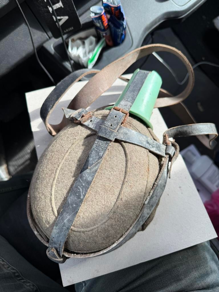 Wehrmacht ‘Sanitäter’ 1 Liter veldfles, Verzamelen, Militaria | Tweede Wereldoorlog, Landmacht, Overige typen, Duitsland, Ophalen of Verzenden
