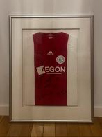 Gesigneerd shirt Ajax ingelijst voetbal, Ophalen of Verzenden, Zo goed als nieuw, Ajax, Shirt