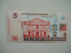 1145. Suriname, 5 dollars 2012 UNC., Verzenden, Zuid-Amerika, Los biljet