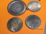 No.800- 4x zilver munt Juliana -Beatrix. Lees, Postzegels en Munten, Munten | Nederland, Koningin Beatrix, Zilver, Ophalen of Verzenden