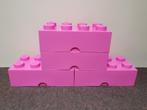 Lego Duplo: 4 roze opbergdozen, Ophalen, Gebruikt, Duplo