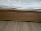 bed + matras + ruime opbergruimte, Huis en Inrichting, Ophalen, Eenpersoons, Hout, Wit