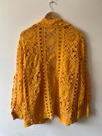 Unieke H&M blouse van mooie dikke stof, H&M, Geel, Maat 42/44 (L), Ophalen of Verzenden