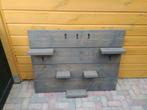 Te koop steigerhouten wandbord met schapjes en haakjes., Ophalen of Verzenden