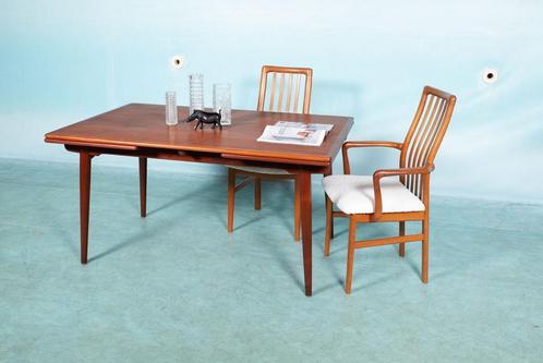 Hans Wegner eettafel 60s l Danish design teak dining table, Antiek en Kunst, Antiek | Meubels | Tafels, Ophalen of Verzenden