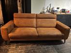 Cognac 3 zits bank, Ophalen, Driepersoons, 75 tot 100 cm, Zo goed als nieuw