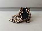 ZARA leren enkellaarsjes met hak | Panterprint | Maat 39, Kleding | Dames, Schoenen, Bruin, Zara, Lage of Enkellaarzen, Ophalen of Verzenden