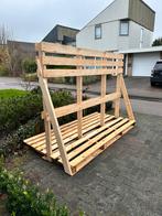 Houten bok/pallet, Ophalen, Gevelraam of Ruit, Gebruikt, 80 tot 120 cm