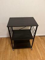 keukentrolley, Huis en Inrichting, Keuken | Keukenelementen, Ophalen, Zwart, 50 tot 100 cm, Zo goed als nieuw