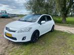 Toyota Auris 1.8 Full Hybrid 5DR CVT 2012 Wit, Auto's, Stof, 74 €/maand, Zwart, 4 cilinders