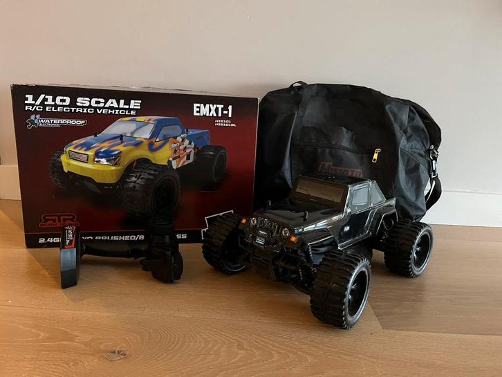 Himoto RC Auto 1:10 in doos, Hobby en Vrije tijd, Modelbouw | Radiografisch | Auto's, Zo goed als nieuw, Onderdeel, Overige schalen