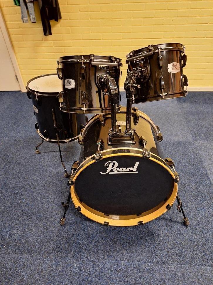 Pearl EX export series drums + nwe drumvellen, Muziek en Instrumenten, Drumstellen en Slagwerk, Gebruikt, Pearl, Ophalen