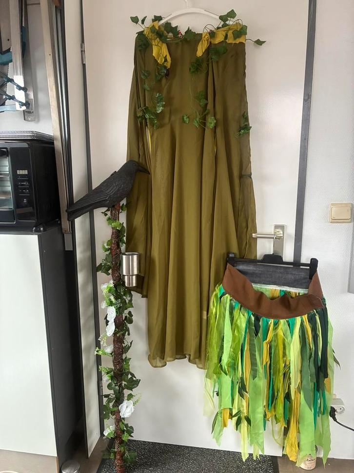 Kostuum 'bos elf' zelf gemaakt, maat 42/XL, Kleding | Dames, Carnavalskleding en Feestkleding, Gedragen, Kleding, Carnaval, Maat 42/44 (L)