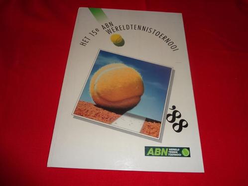 Programmaboek 15e ABN Tennistoernooi 1988, Verzamelen, Sportartikelen en Voetbal, Zo goed als nieuw, Boek of Tijdschrift, Overige sporten