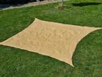 Groot schaduwdoek 4,5 x 5 meter met spanners, Tuin en Terras, Schaduwdoeken, Ophalen of Verzenden, Zo goed als nieuw