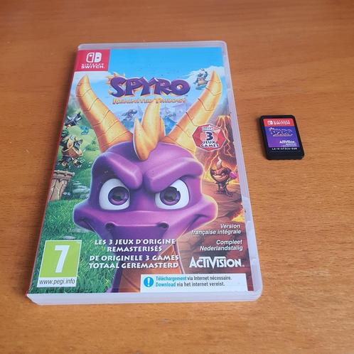 OPRUIMEN | SWITCH | Spyro Reignited Trilogy, Spelcomputers en Games, Games | Nintendo Switch, Gebruikt, Avontuur en Actie, 1 speler