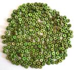 Zak groene houten schijf kralen 5/6 mm, Verzenden, Nieuw, Kraal