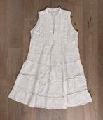 100% Lino lichtbeige/crème wijde linnen zomerjurk ca mt 42, Overige kleuren, 100% Lino, Maat 42/44 (L), Ophalen of Verzenden