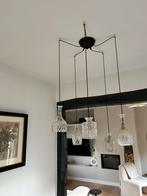 Vintage Karaffen Lamp - Zelfgemaakt, Huis en Inrichting, Lampen | Hanglampen, Ophalen, Gebruikt, Glas, Minder dan 50 cm