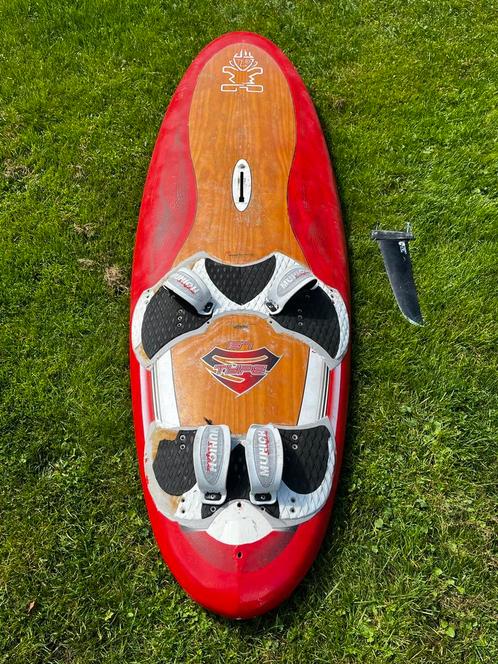 Starboard S-Type 137L Wood + vin, Watersport en Boten, Windsurfen, Gebruikt, Plank, Minder dan 250 cm, Met vin(nen), 7 m² of meer