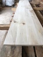 massief meubelpaneel vanaf €50.- per meter 50 cm breed, Ophalen, Nieuw, Hout, 20 tot 50 mm