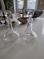 Elegante Decanteerkaraf glazen karaf, Wit, Ophalen of Verzenden, Minder dan 50 cm, Glas