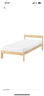 Ikea Neiden bedframe en lattenbodem, Huis en Inrichting, Ophalen, 90 cm, Eenpersoons, Zo goed als nieuw