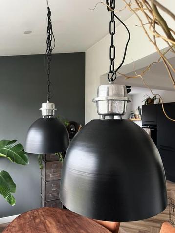 PTMD Hanglamp Josh Iron black with aluminium top 19xØ36 beschikbaar voor biedingen