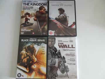 Diverse DVD's Oorlog actie films beschikbaar voor biedingen
